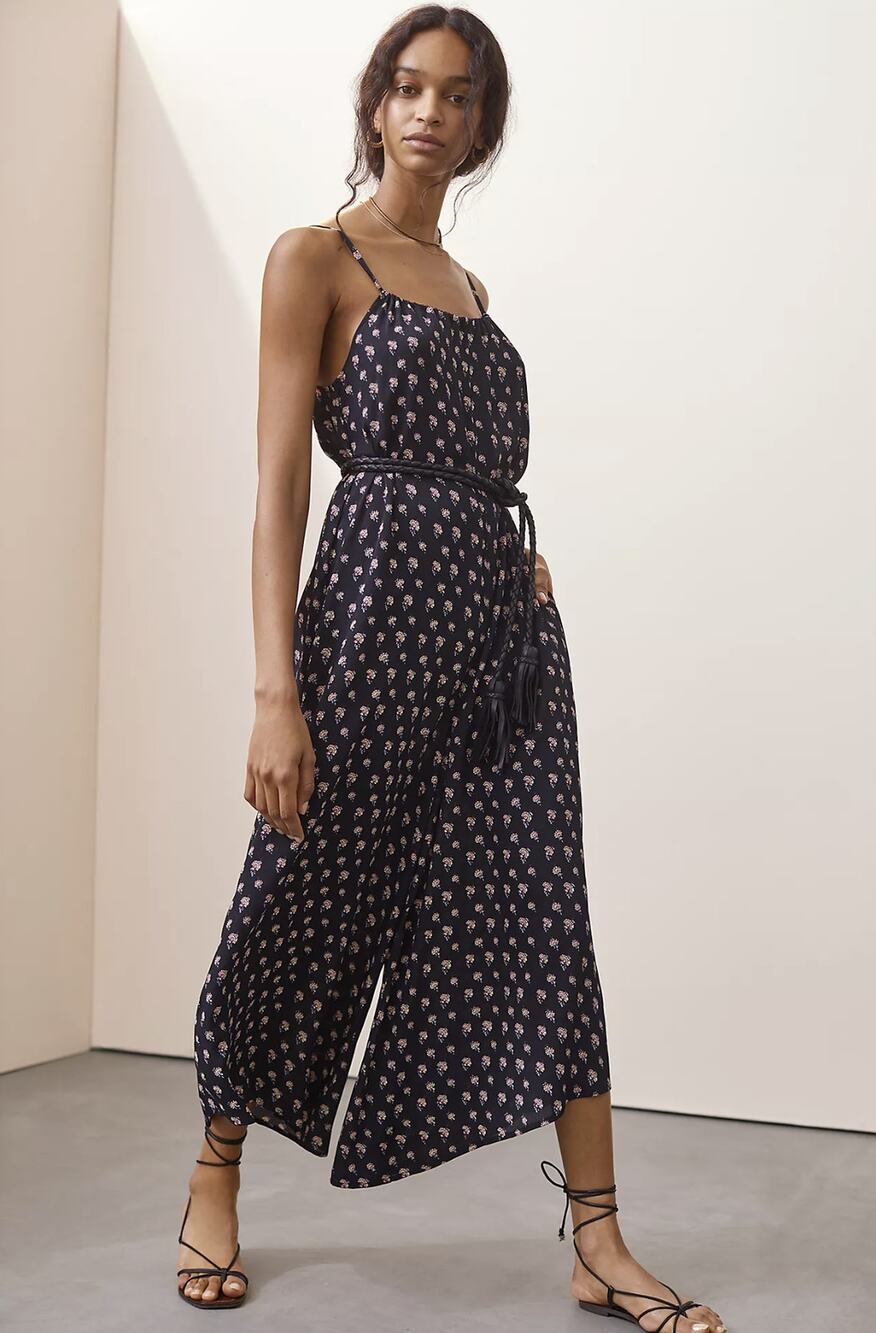 NEW Anthropologie Bishop + Young Paisley Jumpsuit - Large